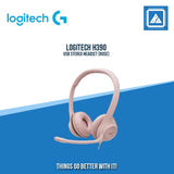 LOGITECH H390 USB STEREO HEADSET (ROSE)