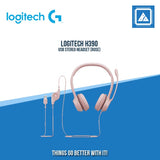 LOGITECH H390 USB STEREO HEADSET (ROSE)