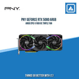 PNY GeForce RTX 5080 ARGB EPIC-X RGB OC Triple Fan GPU (VCG508016TFXPB1-O)