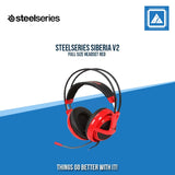 STEELSERIES SIBERIA V2 FULL SIZE HEADSET RED