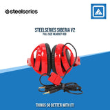 STEELSERIES SIBERIA V2 FULL SIZE HEADSET RED