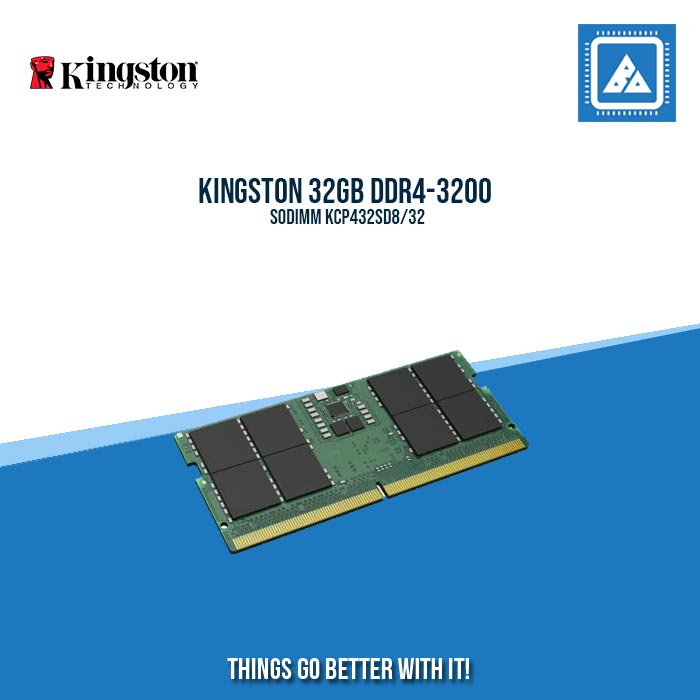 KINGSTON 32GB DDR4-3200 SODIMM KCP432SD8/32