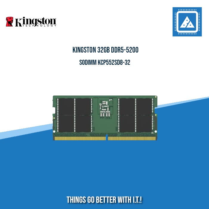 KINGSTON 32GB DDR5-5200 SODIMM KCP552SD8-32