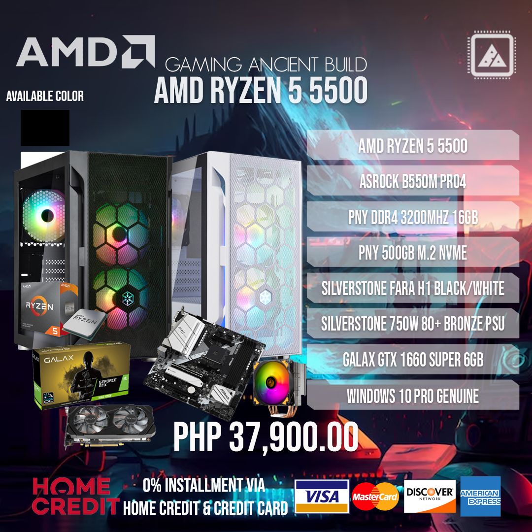 AMD RYZEN 5 5500 | THE ULTIMATE PERFORMANCE PC WITH CUTTING-EDGE TECHNOLOGY