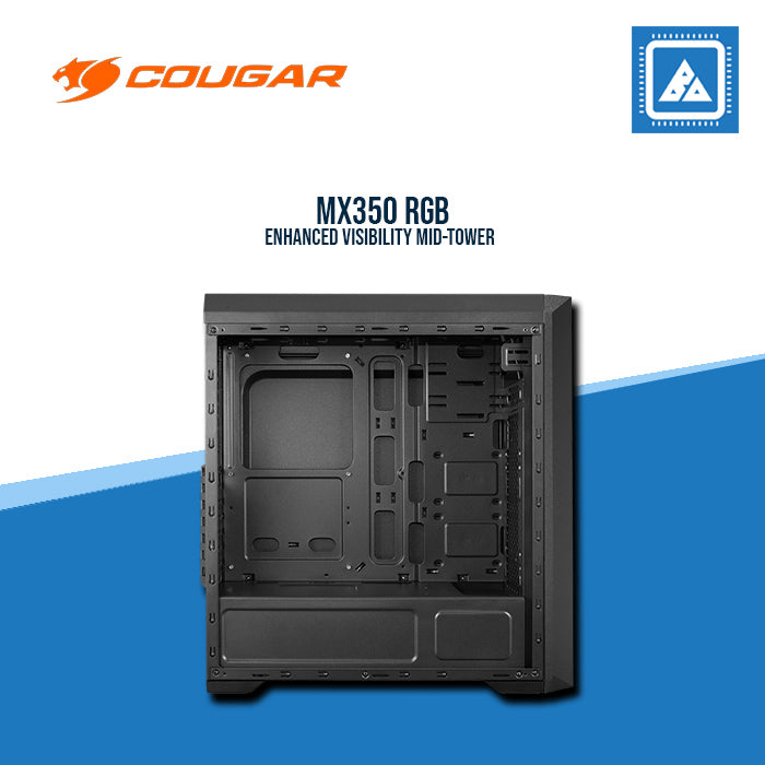 COUGAR CASE MX350 RGB / MID-TOWER / Tempered Glass