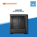 COUGAR CASE MX350 RGB / MID-TOWER / TEMPERED GLASS