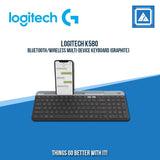 LOGITECH BLUETOOTH/WIRELESS MULTI-DEVICE KEYBOARD K580 (GRAPHITE)