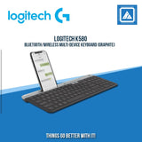 LOGITECH BLUETOOTH/WIRELESS MULTI-DEVICE KEYBOARD K580 (GRAPHITE)