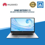 HUAWEI MATEBOOK D 15 I5-10210U | 8GB | 512GB SSD | 15.6 | W10H (SLV)  Laptop for Students and Freelancers