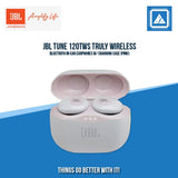 JBL TUNE 120TWS TRULY WIRELESS BLUETOOTH IN-EAR EARPHONES W/ CHARGING CASE (PINK)