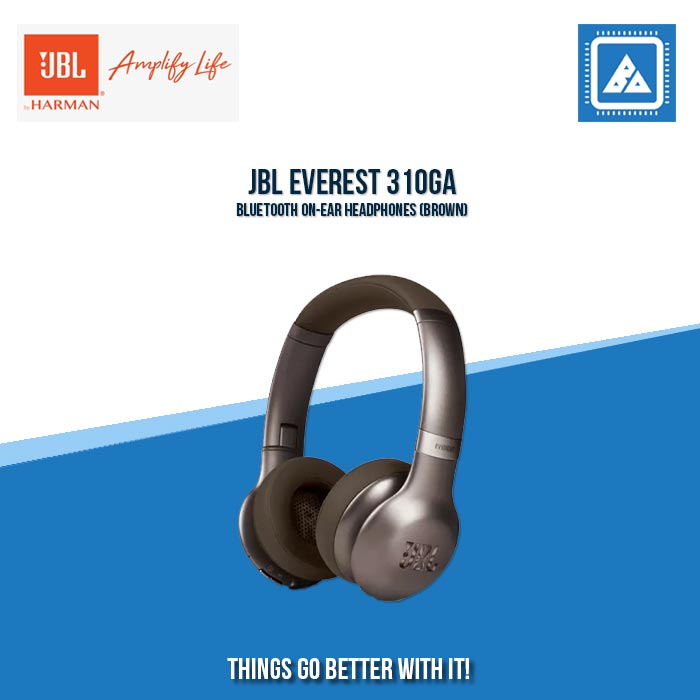JBL EVEREST 310GA BLUETOOTH ON-EAR HEADPHONES (BROWN)