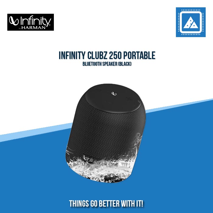 INFINITY CLUBZ 250 PORTABLE BLUETOOTH SPEAKER (BLACK) – BlueArm ...