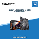 GIGABYTE Z490 AORUS PRO AX 4DDR4 2XM.2 MOTHERBOARD (HDMI) WIFI+BT