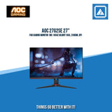AOC 27G2SE 27" FHD GAMING MONITOR 1MS 165HZ WLMNT (VGA, 2XHDMI, DP)