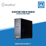 SILVERSTONE TJ09B-W TEMJIN 09 BLACK 4BAY FULL TOWER W/ WINDOW