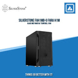 SILVERSTONE FAH1MB-G FARA H1M BLACK MID TOWER W/ TEMPERED, 1FAN