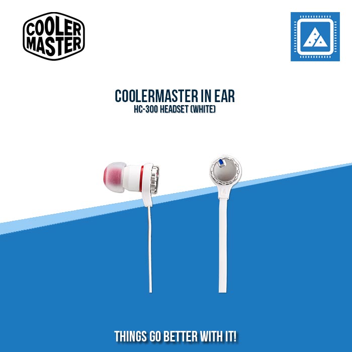 COOLERMASTER IN EAR HC-300 HEADSET (WHITE)