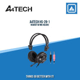 A4TECH HS-28-1 HEADSET W/MIC (BLACK)