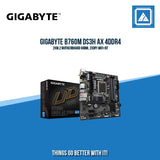 GIGABYTE B760M DS3H AX 4DDR4 2XM.2 MOTHERBOARD (HDMI, 2XDP) WIFI+BT