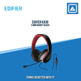 EDIFIER K830 3.5MM HEADSET (BLACK)
