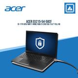ACER EX215-54-50CF i5-11th gen/ Best For Student And Freelancers  /15.6" Full HD/2yrs warranty