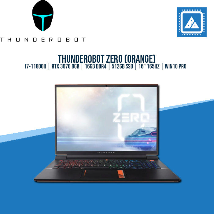 THUNDEROBOT ZERO (ORANGE) | I7-11800H | Best for Freelancing and Gaming Laptop