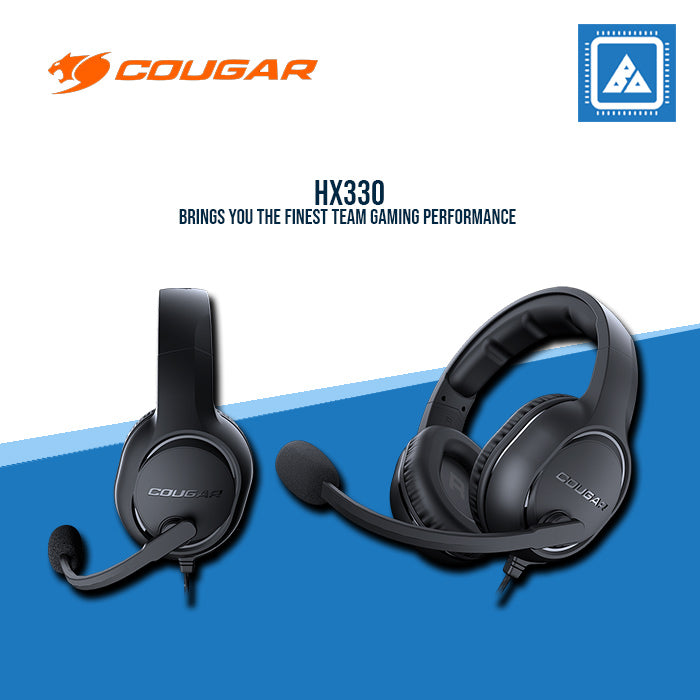 COUGAR HX330 GAMING AND NOISE CANCELLATION HEADSET BLACK