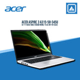 ACER ASPIRE 3 A315-58-345U I3-1115G4  Best for online class (SLV)