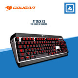 COUGAR ATTACK X3 MECHANICAL KEYBOARD NON RGB (RED SWITCH/BLUE SWITCH/BROWN SWITCH)