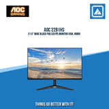 AOC 22B1HS 21.5" WIDE BLACK FHD LED IPS MONITOR (VGA, HDMI)