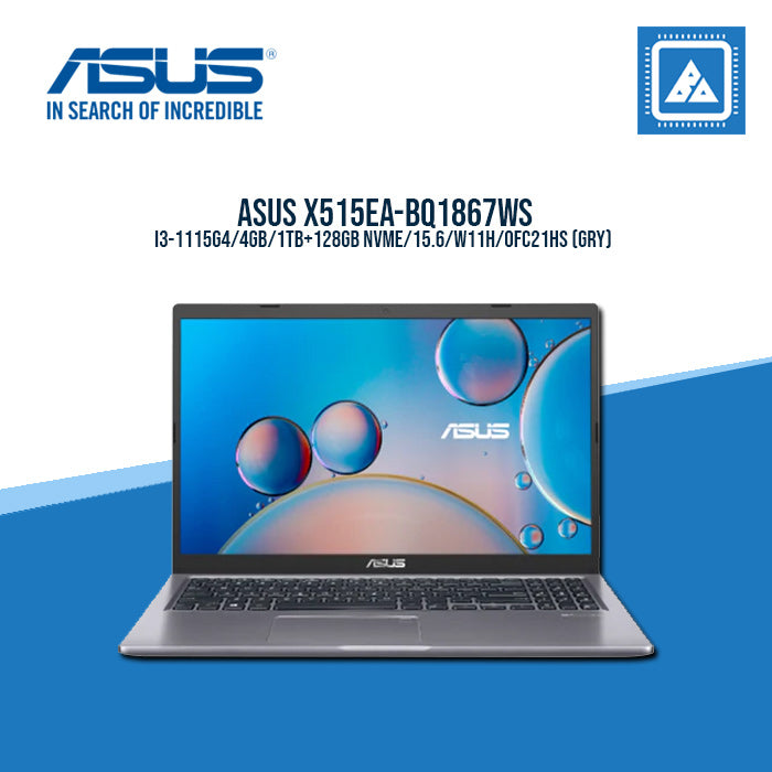 ASUS X515EA-BQ1867WS Best for Students and Freelancers