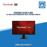 VIEWSONIC VX2405-P-MHD 23.8" WIDE LED FHD IPS GAMING MONITOR 144HZ W/ SPKR WLMNT (2XHDMI, DP)