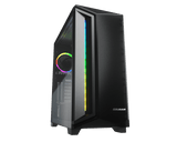 COUGAR DARKBLADER X7 ( TRANSLUCENT BLACK | MIDNIGHT GREEN ) RGB / MID TOWER / Tempered Glass