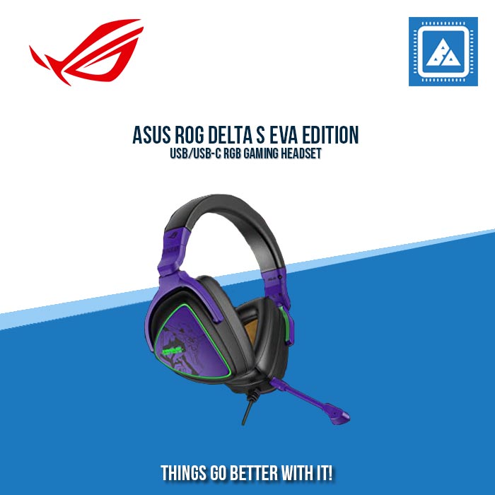 ASUS ROG DELTA S EVA EDITION USB/USB-C RGB GAMING HEADSET