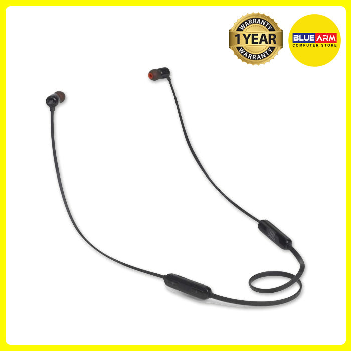 JBL T110BT BLUETOOTH IN-EAR HEADPHONES (BLACK)