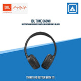 JBL TUNE 660NC BLUETOOTH ON-EAR NOISE CANCELLING HEADPHONES (BLACK)