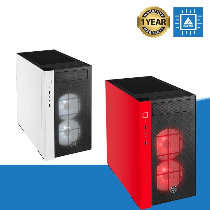 Redline 08 Black & Red | Black & White Micro-ATX Case