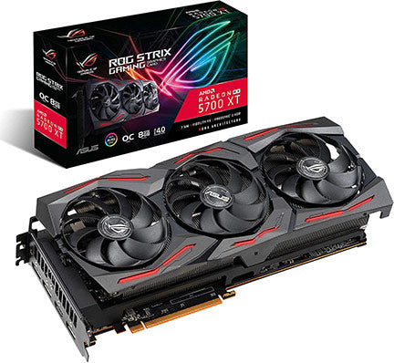 ASUS ROG STRIX AMD Radeon RX 5700 XT Overclocked 8G GDDR6 HDMI DisplayPort Gaming Graphics Card (ROG-STRIX-RX5700XT-O8G-GAMING)