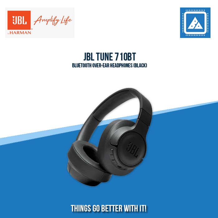 JBL TUNE 710BT BLUETOOTH OVER-EAR HEADPHONES (BLACK)