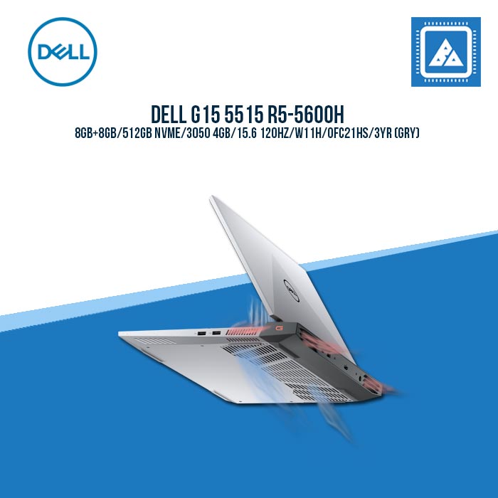 Dell Gaming G15 5515 | 15.6in FHD 120Hz, Ryzen 5 5600H | 16GB RAM | 512GB SSD | GeForce RTX 3050 4GB | Windows 11