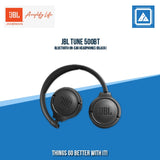 JBL TUNE 500BT BLUETOOTH ON-EAR HEADPHONES (BLACK)