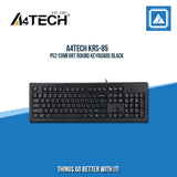 A4TECH KRS-83 PS2 COMFORT ROUND SPILL PROOF KEYBOARD (BLACK)