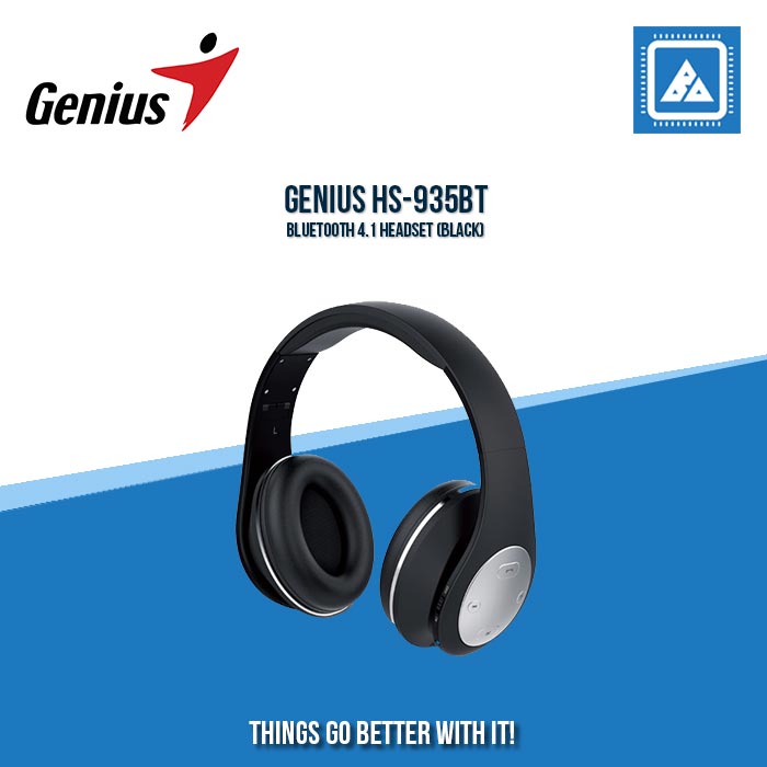 GENIUS HS-935BT BLUETOOTH 4.1 HEADSET (BLACK)
