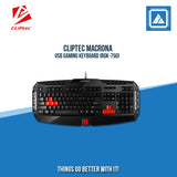 CLIPTEC MACRONA USB GAMING KEYBOARD (RGK-750)