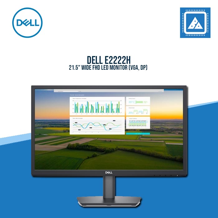 DELL E2222H 21.5" WIDE FHD LED MONITOR (VGA, DP)