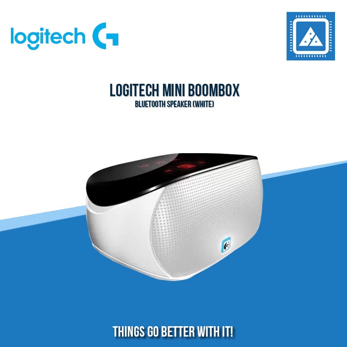 LOGITECH MINI BOOMBOX BLUETOOTH SPEAKER (WHITE)