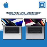 MacBook Pro 16" Laptop - Apple M1 Pro chip - 16GB Memory - 512GB SSD (Latest Model) - Silver/Space Gray