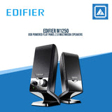 EDIFIER M1250 USB POWERED FLAT PANNEL 2.0MULTIMEDIA SPEAKER BLACK