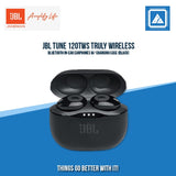 JBL TUNE 120TWS TRULY WIRELESS BLUETOOTH IN-EAR EARPHONES W/ CHARGING CASE (BLACK)