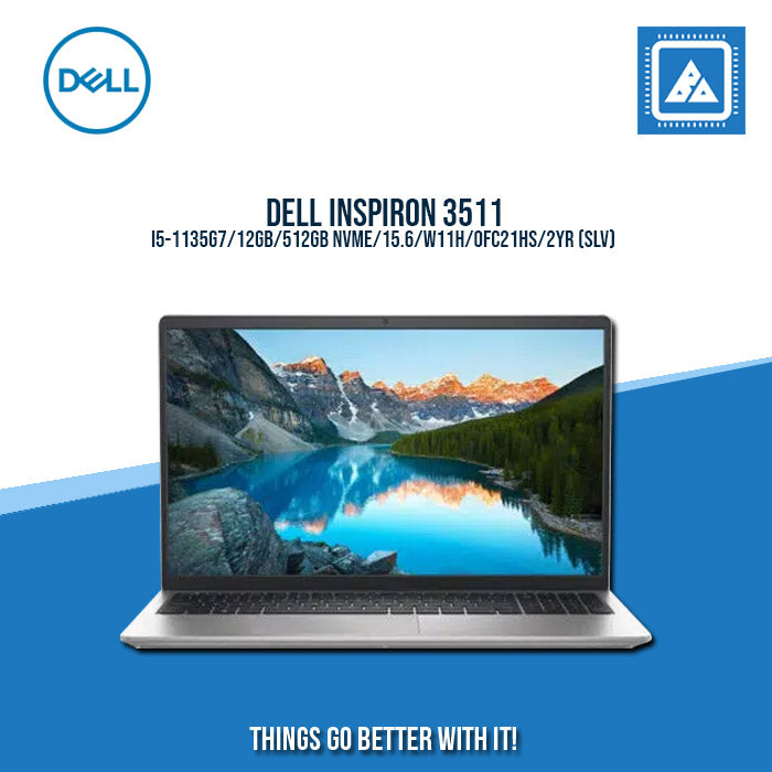 DELL INSPIRON 3511 I5-1135G7/12GB/512GB NVME/15.6/W11H/OFC21HS/2YR (SLV)